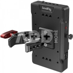 SMALLRIG 3203 BATTERY ADAPTER PLATE V-MOUNT W DUAL 15MM ROD CLAMP