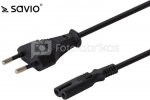 Elmak Power cord SAVIO CL-100 2pin flat eight, 1.8m