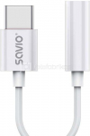 Savio Adapter AK-51 USB-C - Mini Jack 3,5mm, Xiaomi, Huawei, Oppo