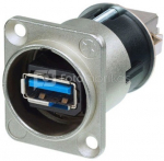 NUSB3 panel mount connector USB3