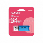 ADATA C906 64GB USB Flash Drive, Blue ADATA