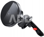 XO phone car mount + wireless charger 15W CX015, black