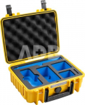BW Outdoor Cases Type 1000 for Insta360 X4, yellow