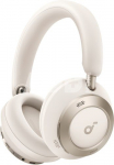 Anker Soundcore | Foldable Headphones | Space One Pro | Bluetooth | Over-ear | Microphone | Wireless | Cream White