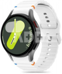 Tech-Protect watch strap Silicone Sport Samsung Galaxy Watch4/5/5 Pro/6/7/FE, white