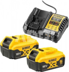 DeWalt DCB1104P2-QW 2x 18V 5Ah Battery Set