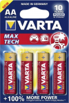 1x4 Varta Max Tech Mignon AA LR 6
