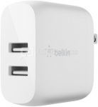 Belkin Dual USB-A Charger, 24W white WCB002vfWH