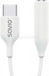 Savio Adapter AK-52 USB-C - Mini Jack 3,5 mm, Samsung