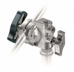 Grip Head 2.5in Silver w/16mm/ 5/8in Receiver,T-Knob