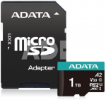 Adata Micro SD PremierPro 1TB UHS1 U3 V30 100/85 MB/s + adapter