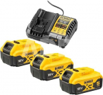 DeWalt DCB1104P3-QW 3x 18V 5Ah Battery Set