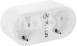 Tellur WiFi AC Dual Plug, Energy reading, 16A, 2400W