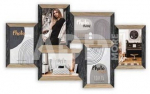ZEP Vercelli black 6x10x15 Holz Galerie DN688B