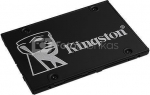 SSD|KINGSTON|KC600|1TB|SATA 3.0|TLC|Write speed 520 MBytes/sec|Read speed 550 MBytes/sec|2,5"|TBW 600 TB|MTBF 1000000 hours|SKC600/1024G