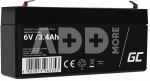 Green Cell Battery AGM VRLA 6V 3.4Ah