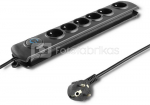 Qoltec Surge protector 6 sockets, 5m