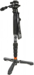 3 Legged Thing Punks Taylor 2.0 Monopod Kit w/DOCZ2 Foot Stabilizer & AH Trinity Darkness/Matte Black