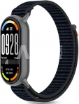 Tech-Protect watch strap Nylon Stripe Xiaomi Smart Band 8/9/10, black/orange