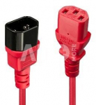 CABLE POWER IEC EXTENSION 1M/RED 30477 LINDY