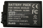 Nikon EN-EL25 battery, 1350mAh