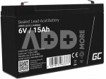 Green Cell Battery AGM VRLA 6V 15Ah