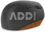 Lenovo Go Wireless Vertical Mouse Wireless optical, Storm grey with natural cork, USB-A, 1 x AA batteries (included)