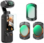 K&F Concept K&F 3pcs Filter Kit(CPL+Black mist 1/4+ND2-32) high-definition lens, anti-reflective green coating o