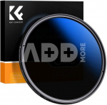 K&F Concept Classic Slim Fader Gray Filter NDX ND2 - ND400 - 55 mm