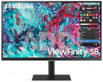 Samsung Monitor 27 cali ViewFinity S8 IPS 3840x2160 UHD 16:9 1xHDMI 2xTB 4.0 (90W/15W) 3xUSB 3.0 LAN 5ms DCh PinP/PbyP 60Hz HAS+PIV głośniki płaski 3YOn-Site
