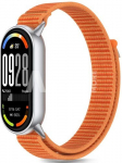Tech-Protect watch strap Nylon Stripe Xiaomi Smart Band 8/9/10, orange/grey