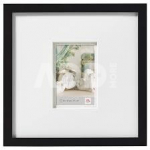 Rėmelis WALTHER E444B STOCKHOLM 40X40 3D su pasportu 30x30 |medinis|Black|20mm