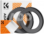 K&F Concept K&F Step Up Filter Ring 58-77mm*2pcs,+Vacuum Cleaning Cloth*1
