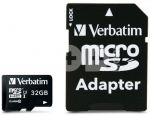 Verbatim microSDHC 32GB Class 10 incl Adapter