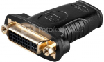 Goobay HDMI/DVI-I adapter, gold-plated 68690