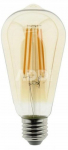 Blaupunkt LED lamp E27 ST64 8W Dimmer, amber