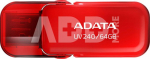 ADATA UV240 64GB USB Flash Drive, Red ADATA
