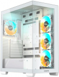 Case|GIGABYTE|MidiTower|Case product features Transparent panel|ATX|MicroATX|MiniITX|Colour White|GB-C500PIST