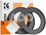K&F Concept K&F Step Up Filter Ring 58-82mm*2pcs,+Vacuum Cleaning Cloth*1