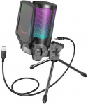 Fifine A6V condenser gaming microphone (black)