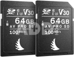 Angelbird memory card SDXC 64GB AV Pro V30 Match Pack for Fujifilm