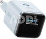 Anker Nano Charger 45W, Smart Display, Blue | Anker