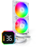 HyperFlow Digital 240 120mm Liquid Cooler White