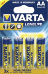 100x4 Varta Longlife Extra Mignon AA LR 6 PU master box