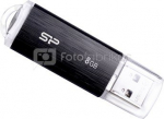 SILICON POWER 8GB, USB 2.0 FLASH DRIVE ULTIMA U02, BLACK
