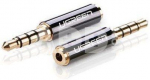 UGREEN 20502 Adapter 2.5 mm micro jack to 3.5 mm mini jack (black)