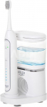 Adler | 2-in-1 Water Flossing Sonic Brush | AD 2180w | Rechargeable | For adults | Number of brush heads included 2 | Number of teeth brushing modes 1 | White