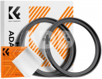 K&F Concept K&F Step Up Filter Ring 62-67mm*2pcs,+Vacuum Cleaning Cloth*1