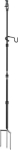 SmallRig 6528 Monopod with Triple Ground Spikes and Phone Support with Cold Shoe Mount