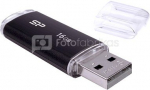 SILICON POWER 16GB, USB 2.0 FLASH DRIVE ULTIMA U02, BLACK
